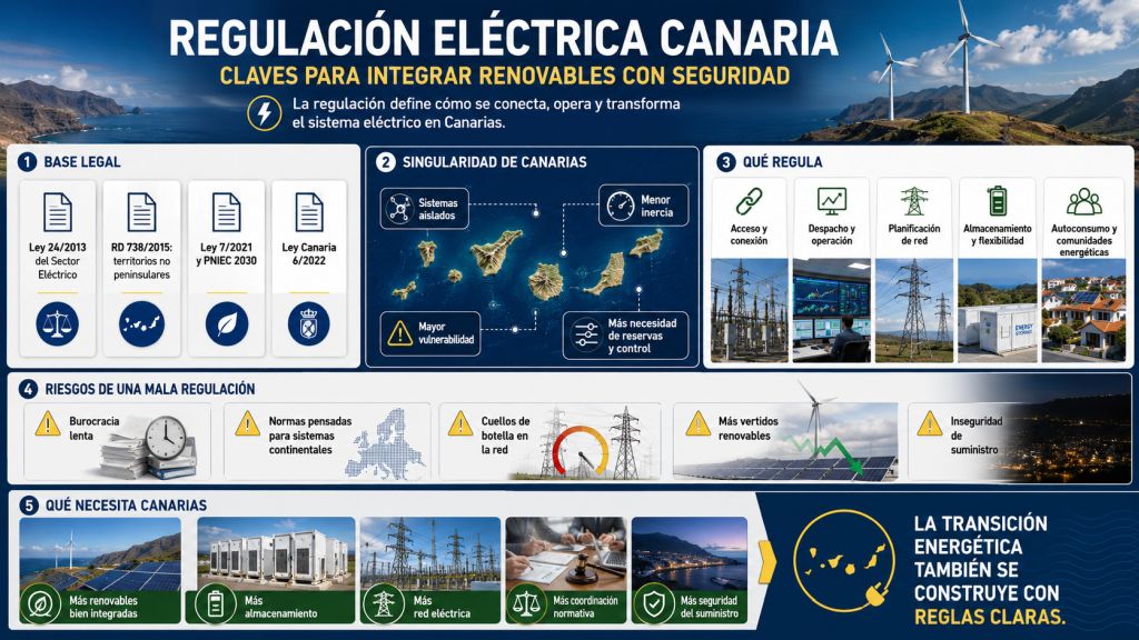regulación eléctrica canaria
