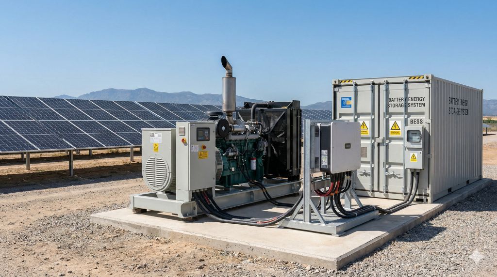 Microrred aislada fotovoltaica